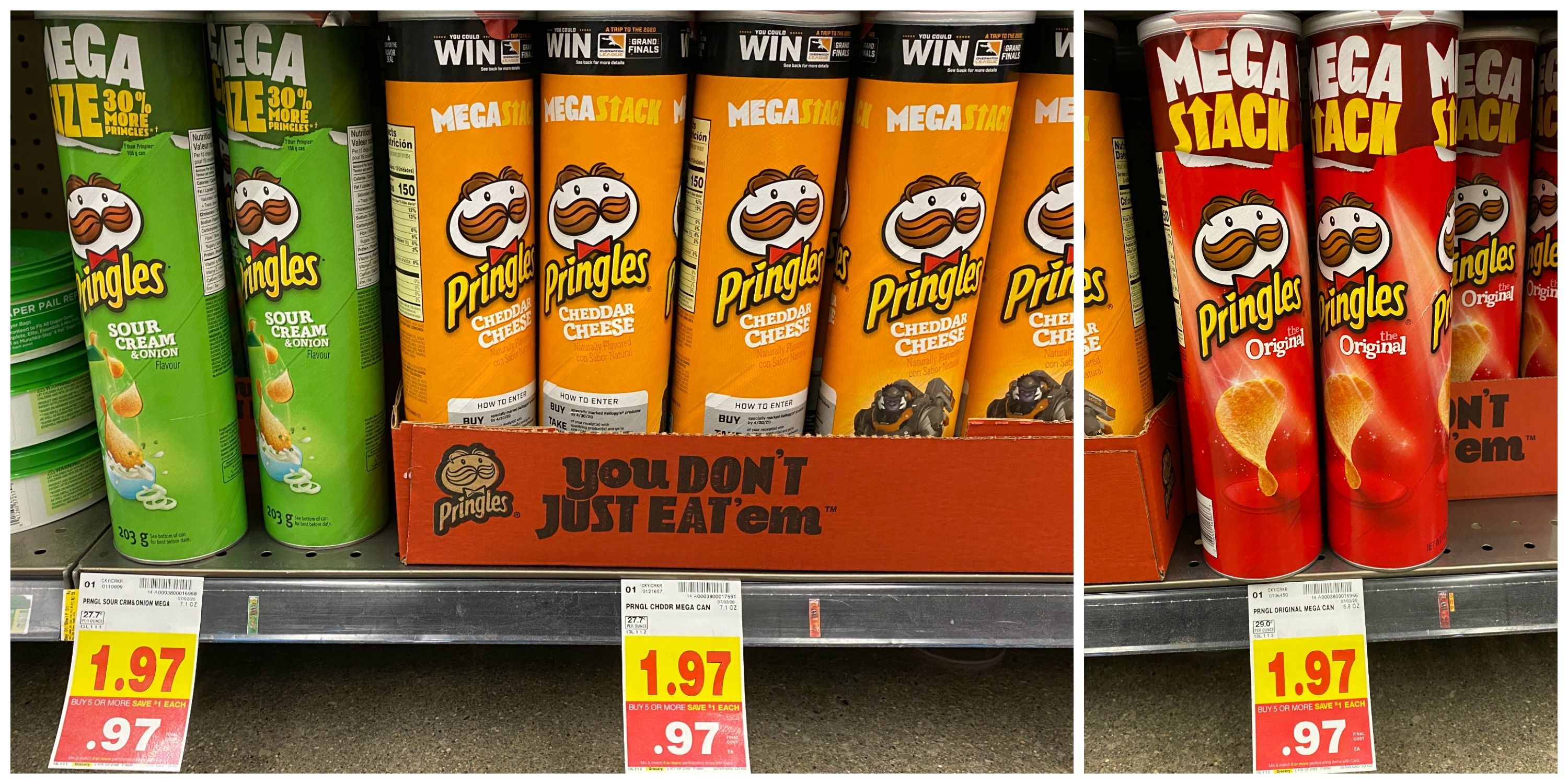 Pringles Mega Stacks are JUST 0.97 at Kroger! Kroger Krazy