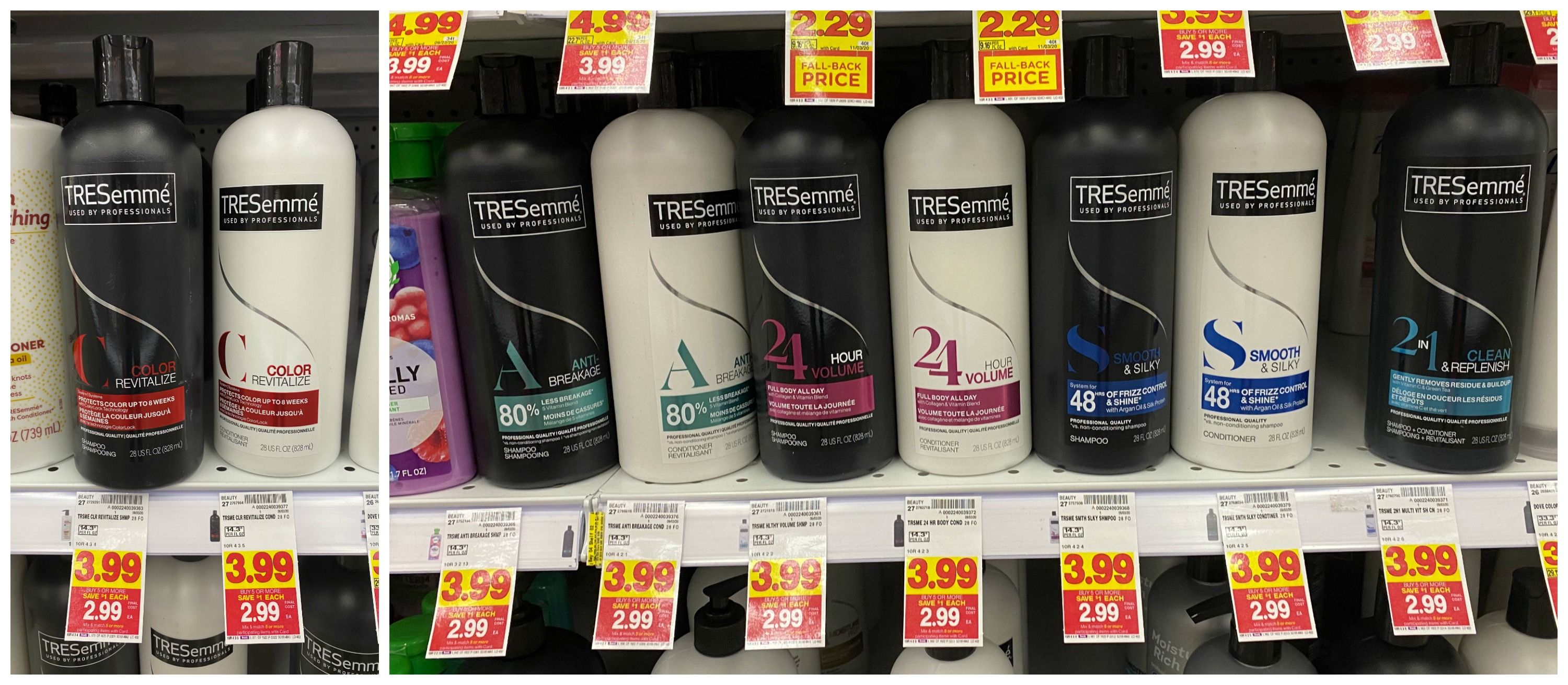 TRESemme Shampoo and Conditioner is FREE at Kroger!! Kroger Krazy