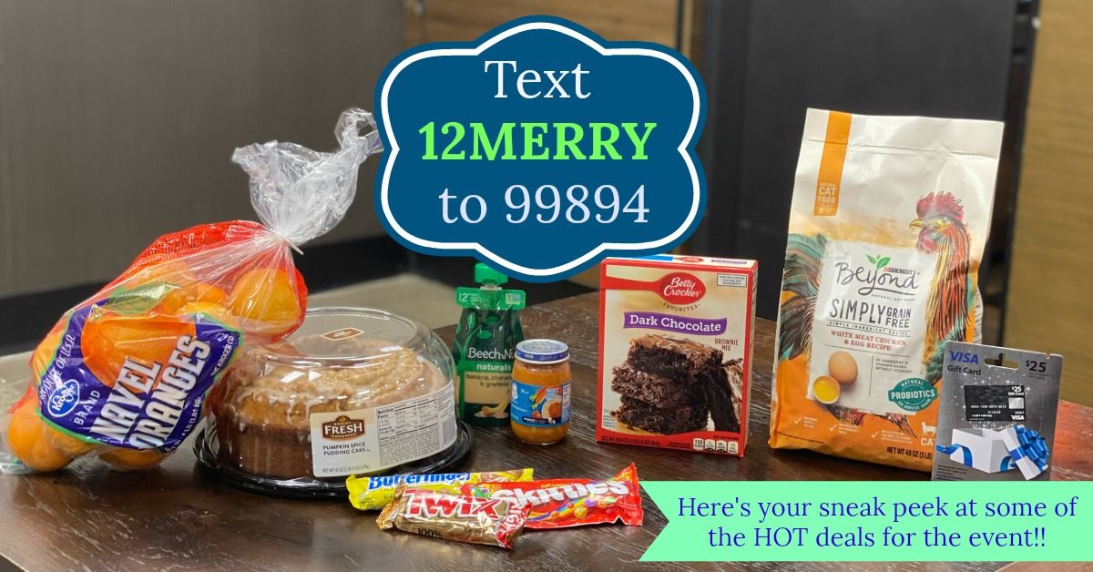 Kroger Merry Days Of Christmas 2023 12 Merry Days of Deals at Kroger Opt in for Daily Text Reminders