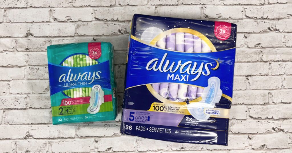 Always Pads, Liners and Underwear Savings at Kroger! Kroger Krazy