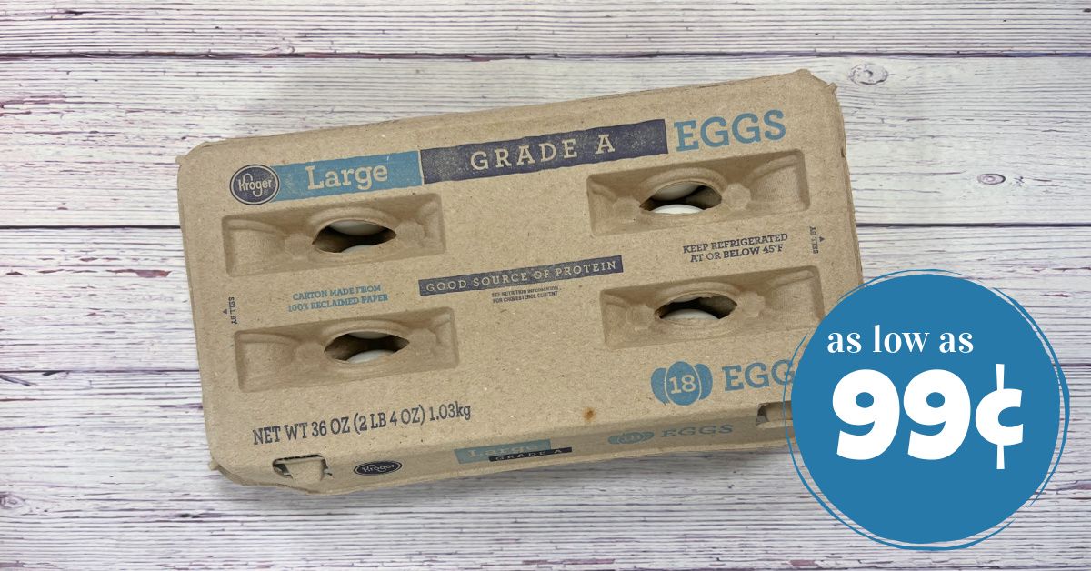 Kroger Eggs as low as 99¢! Kroger Krazy