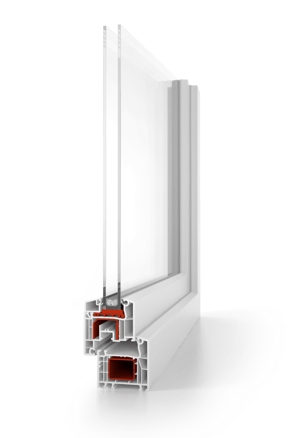 PLASTOVÉ OKNO IDEAL 4000 Kromstav