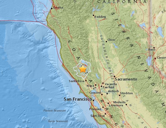 3.5 magnitude earthquake hits Sonoma County