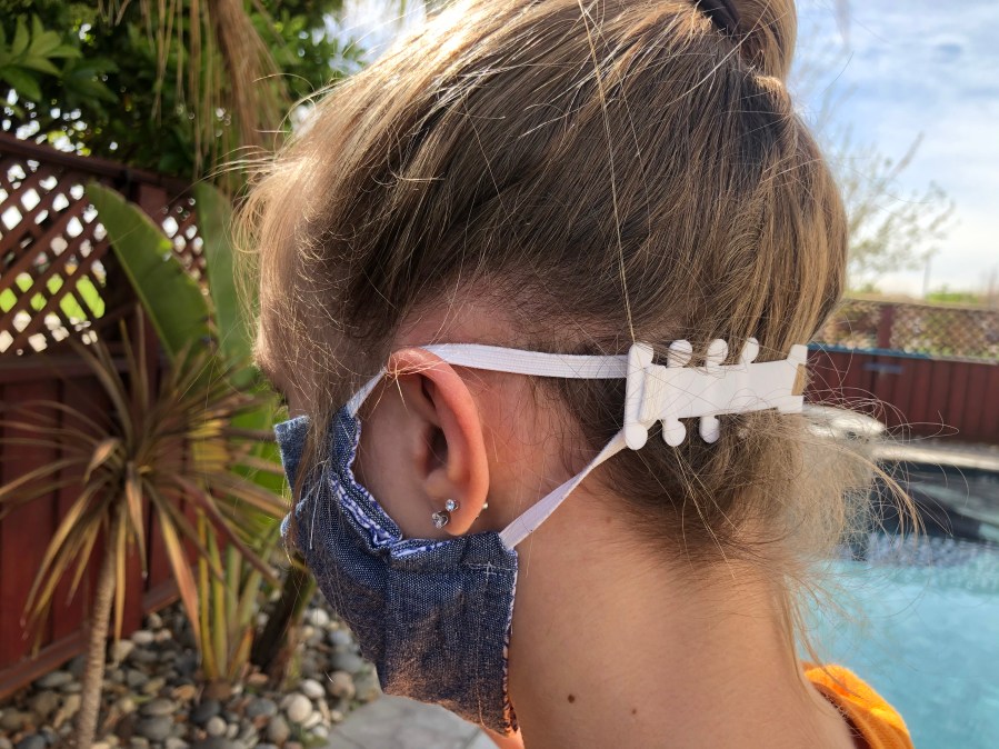East Bay girl prints 3D mask straps to help health care workers and