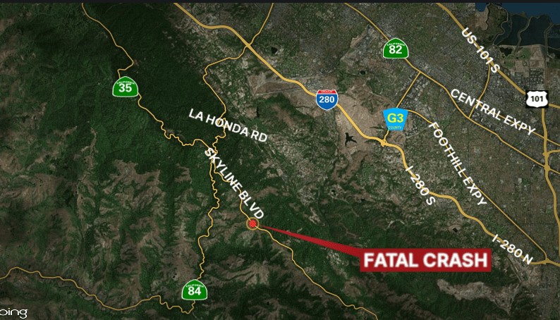 Tragic Highway 35 Collision Shuts Down All Lanes in San Mateo County