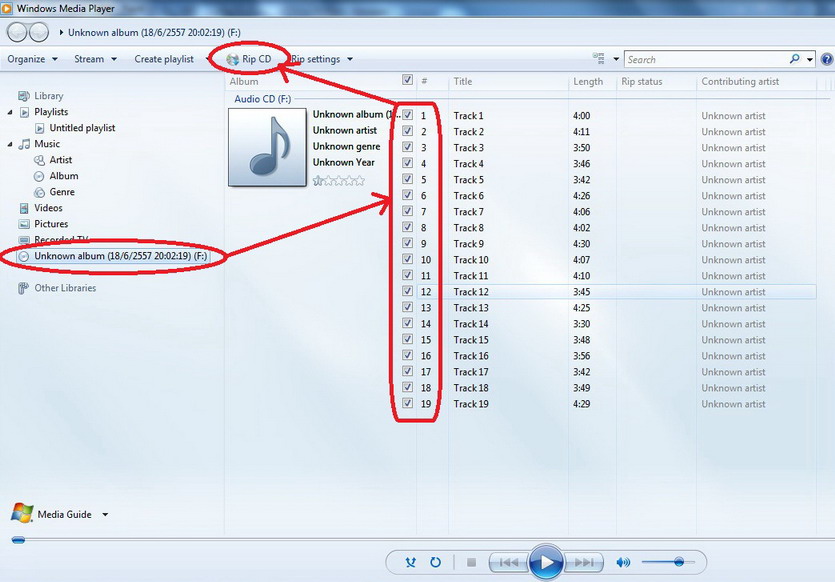 วิธีการแปลง CD Audio เป็น MP3 ง่าย ๆ ด้วย Windows Media Player ครูณัฐ