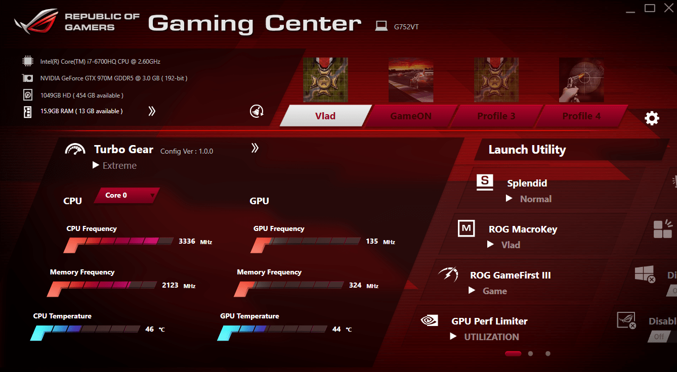 Asus ROG G752 In perspective and retrospective