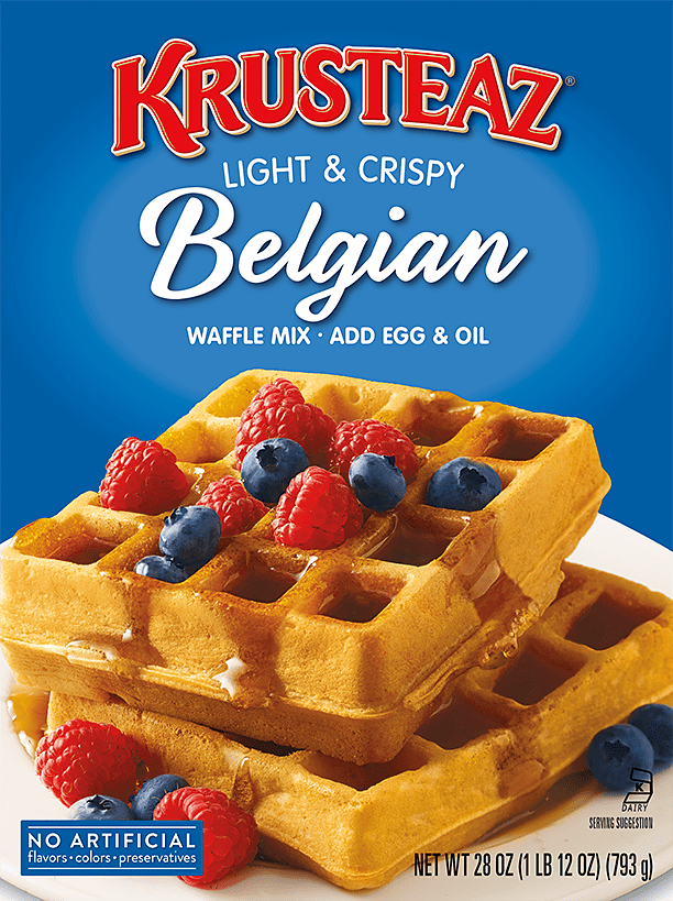 You Can Use Pancake Mix To Make Waffles! Belgian Waffle - Krusteaz