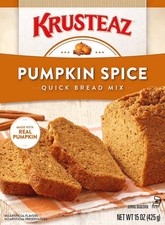 Pumpkin Spice Quick Bread Krusteaz