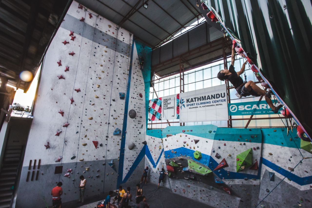 Lead Climbing Wall Kathmandu Sport Climbing Center
