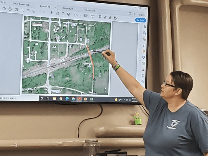 » Railroad bridge options for Thayer