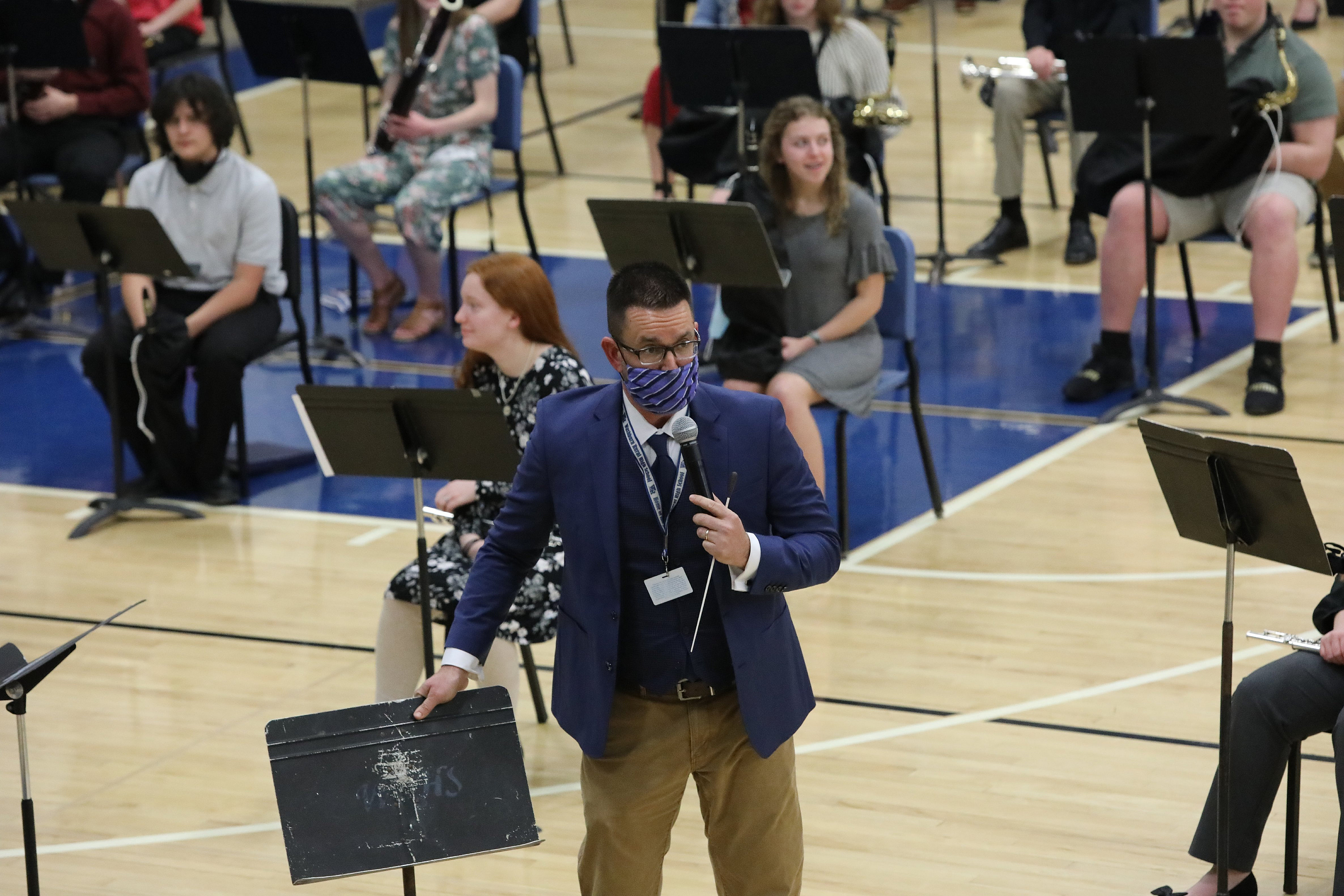 Washburn Rural High School musicians perform winter