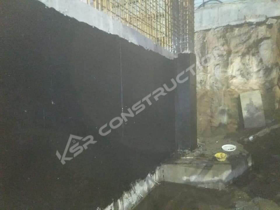 Retaining Wall Waterproofing KSR CONSTRUCTION