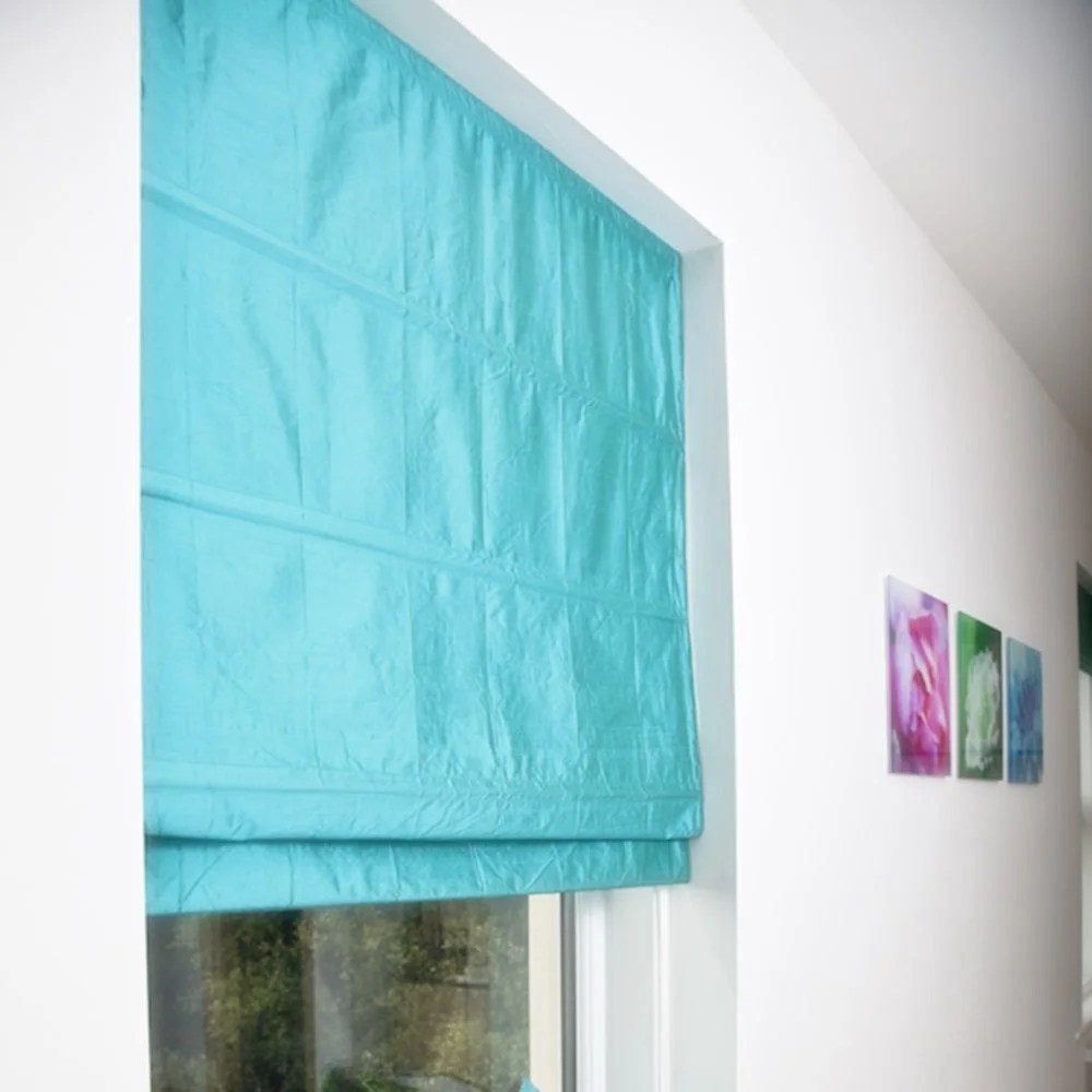Custom Made to Measure Dupioni Silk Roman Blinds kSrishti