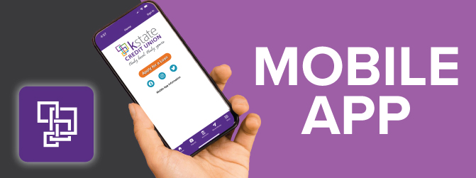 kstate CREDIT UNION Mobile/Text Banking