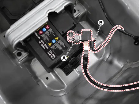 Kia Stinger CK - Battery sensor - ISG (Idle Stop & Go) System