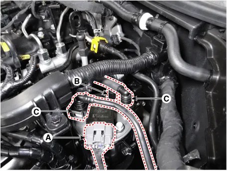 Kia Stinger CK - Fuel Filter (For Diesel engine only) - Power Train