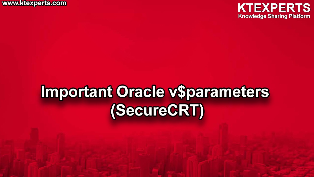 Oracle Important Queries to check Blocking sessions (SecureCRT