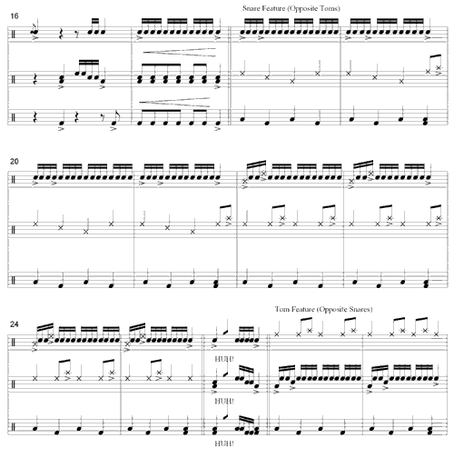 Drum Corps Music KT Percussion Ensemble Sheet Music