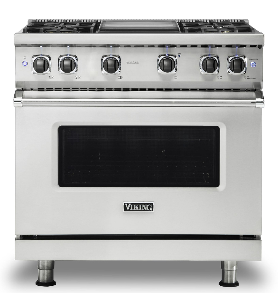 VIKING バイキング「ガスレンジ VGR5364G」シールドバーナー 幅911mm｜ツナシマ商事｜14043 建材トレンド