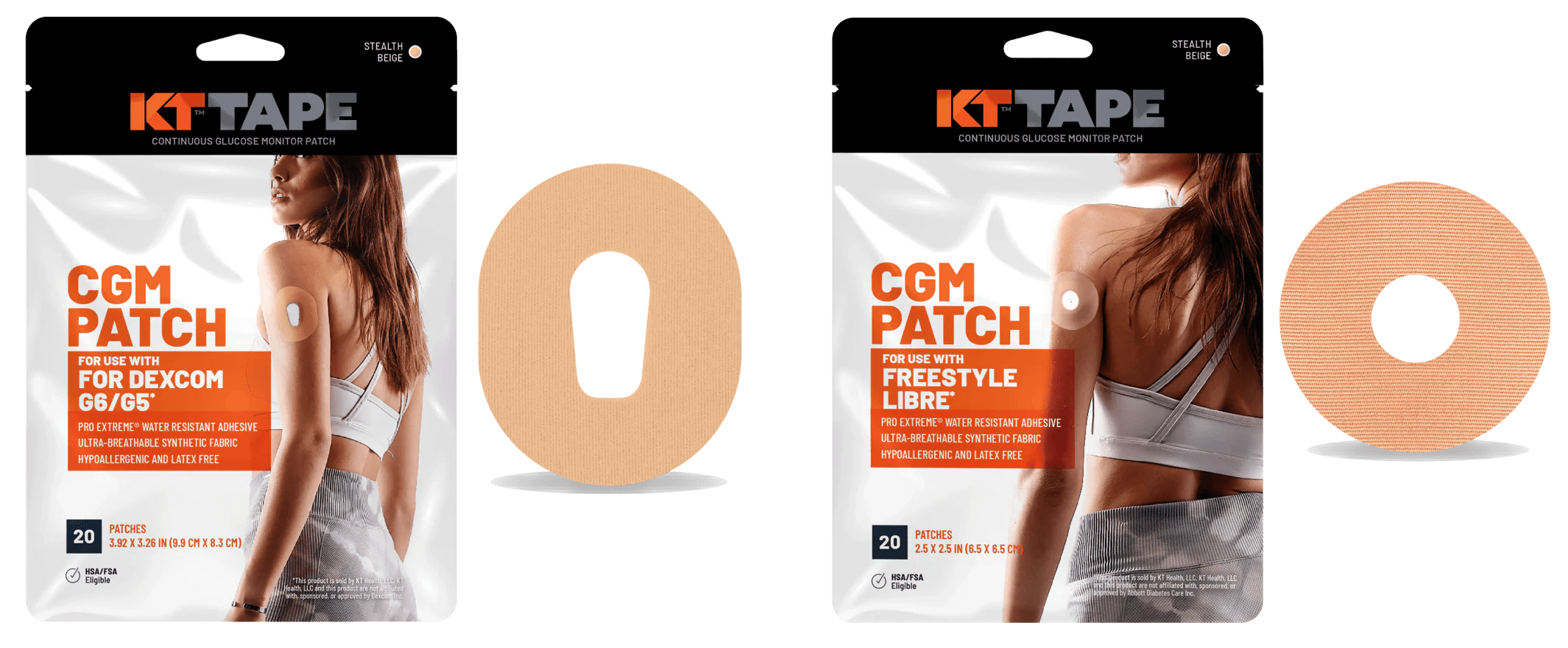 CGM Continuous Glucose Monitor Patch KT Tape