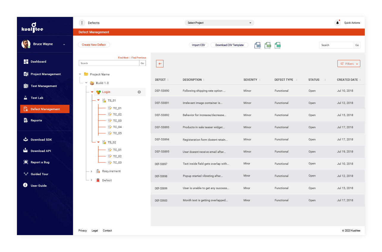 Issue Tracking Tool Defect Management Tool Kualitee