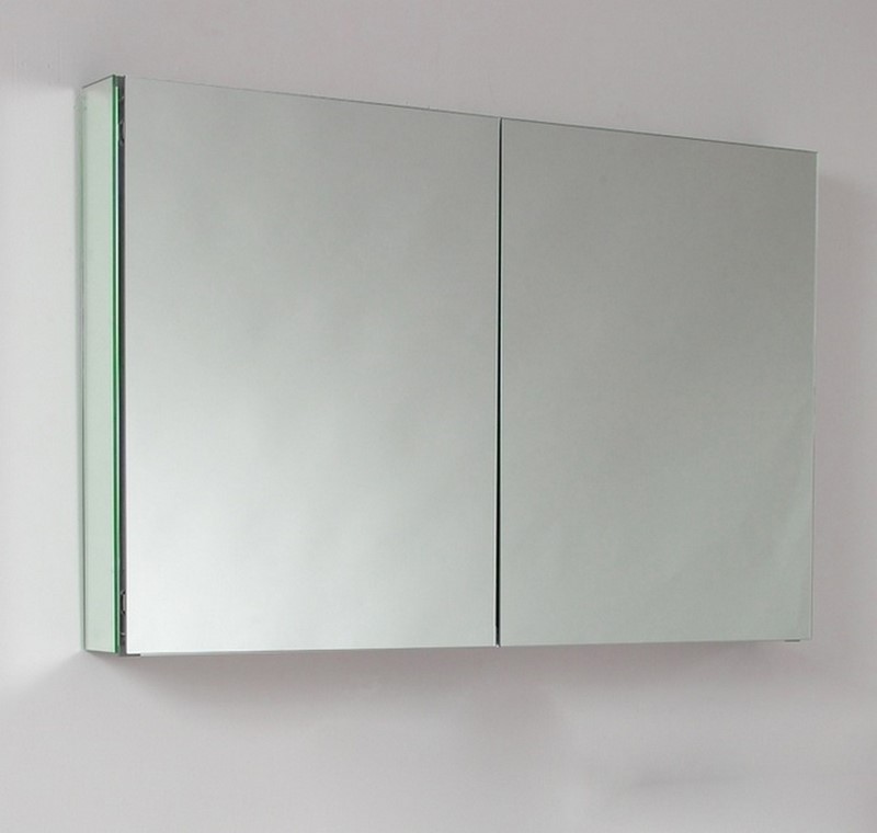 40" Wide Mirrored Bathroom Medicine