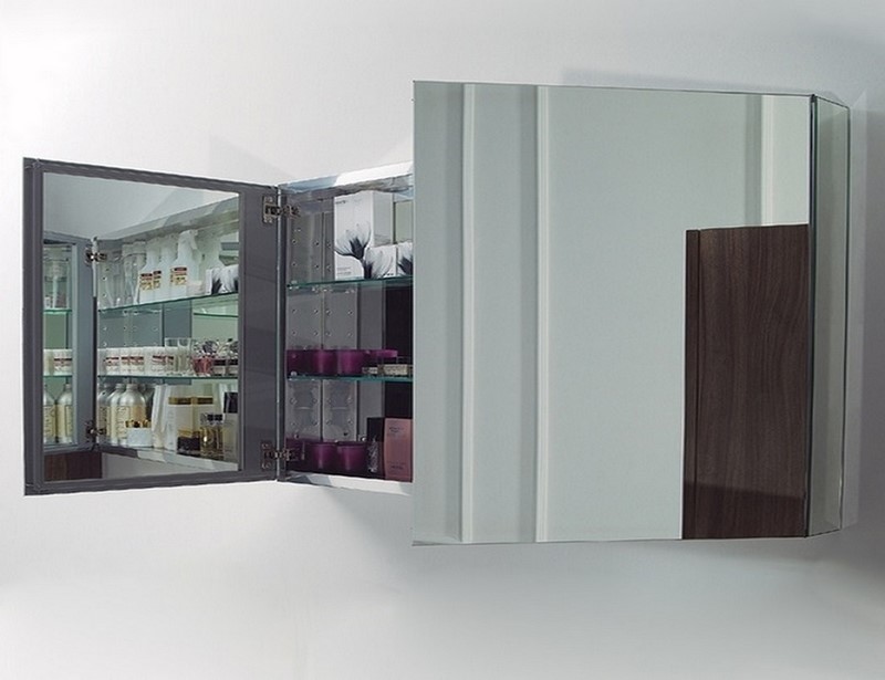 48" Wide Mirrored Bathroom Medicine