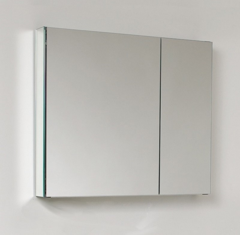 30" Wide Mirrored Bathroom Medicine