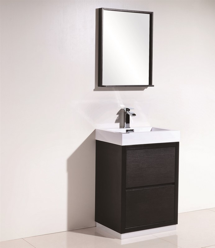 24 Inch Black Bathroom Vanity Fresca Hudson 24inch W Traditional