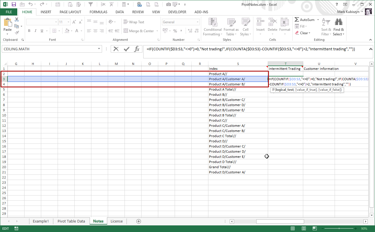 Pivot Notes Documentation