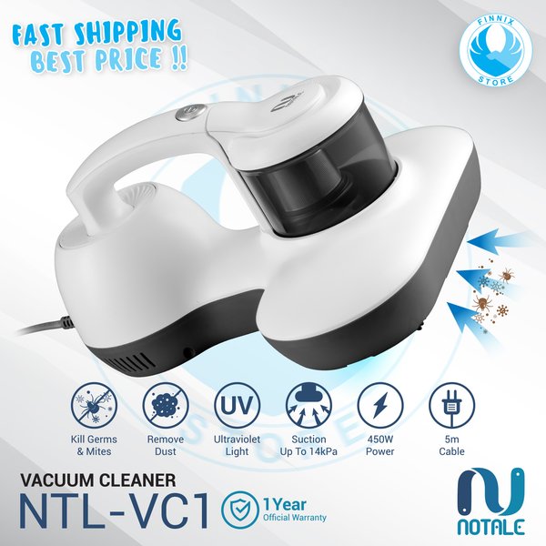 Jual Notale UV Anti Dust Mite Vacuum Cleaner 14kPa HEPA Filter Harga