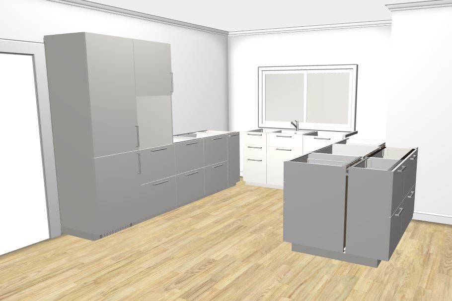 Bora Kochfeld In Ikea Kuche Kommode Vintage