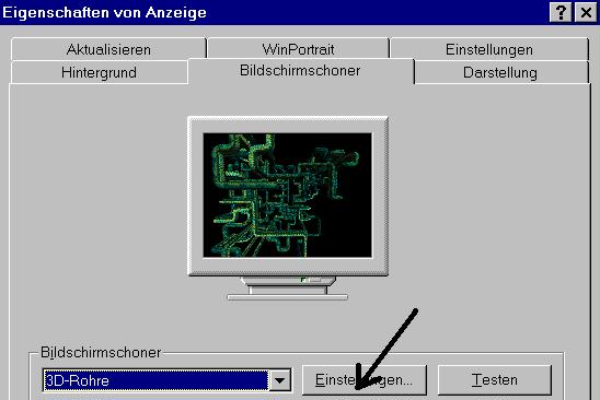 Kuhlsite Bildschirmschoner