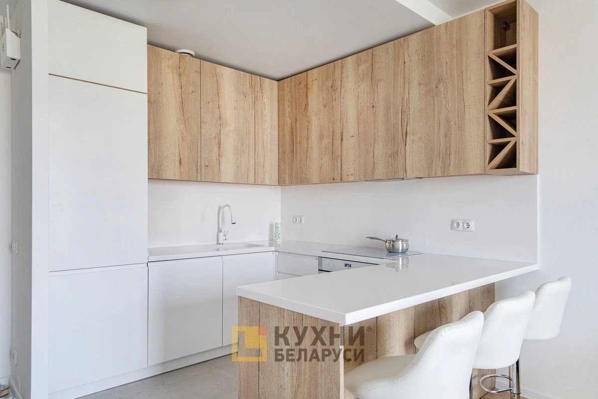 Полуостровная планировка кухни