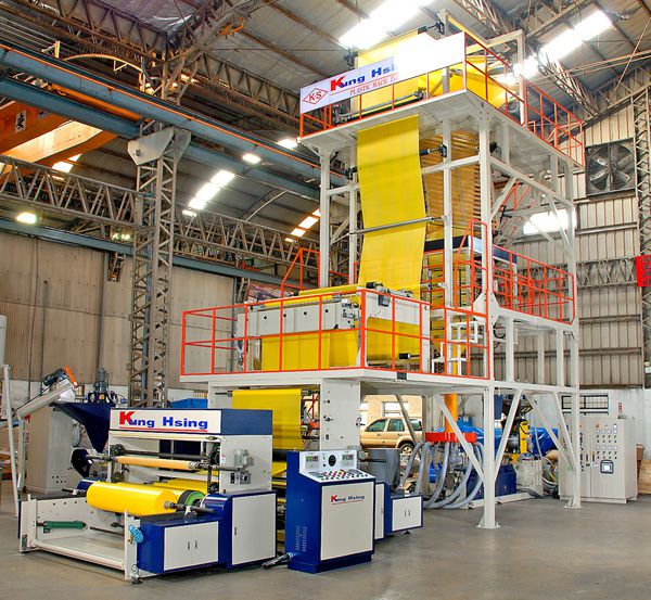 HDPE Single Head Type Blown Film Extrusion Machine For Jumbo Bag Kung