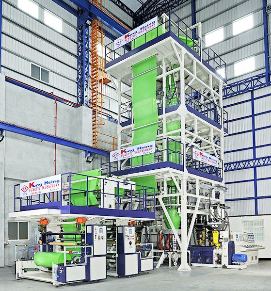 5 layer co extrusion machine Kung Hsing Plastic Machinery 5 layer