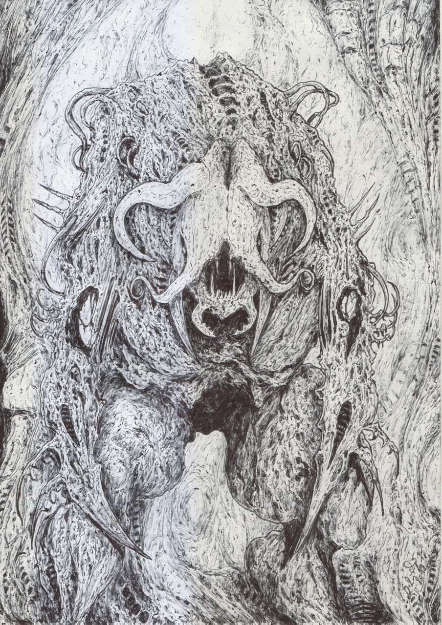 Dämonking Luzifer, Dunkel, Biomech, Giger von Ganglion bei
