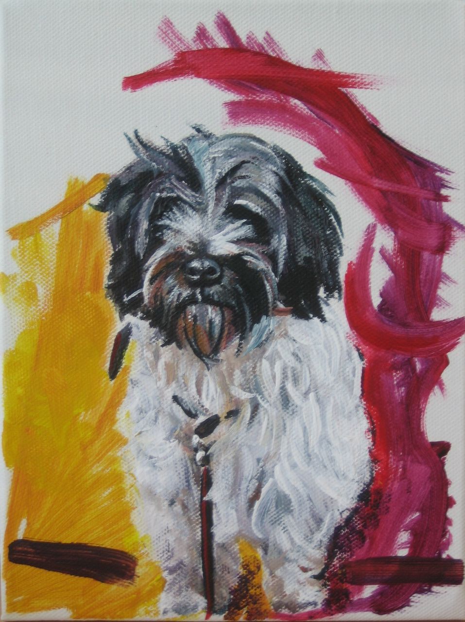 T.M. Malen, Hund, Acrylmalerei, Terrier von katrin88 bei