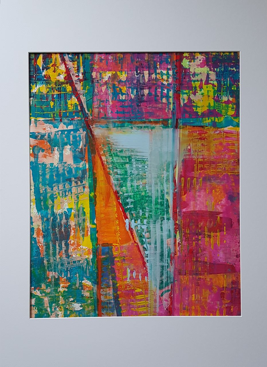 OPEN Mischtechnik, Acrylmalerei, Spachtel, Malerei von Alexander bei