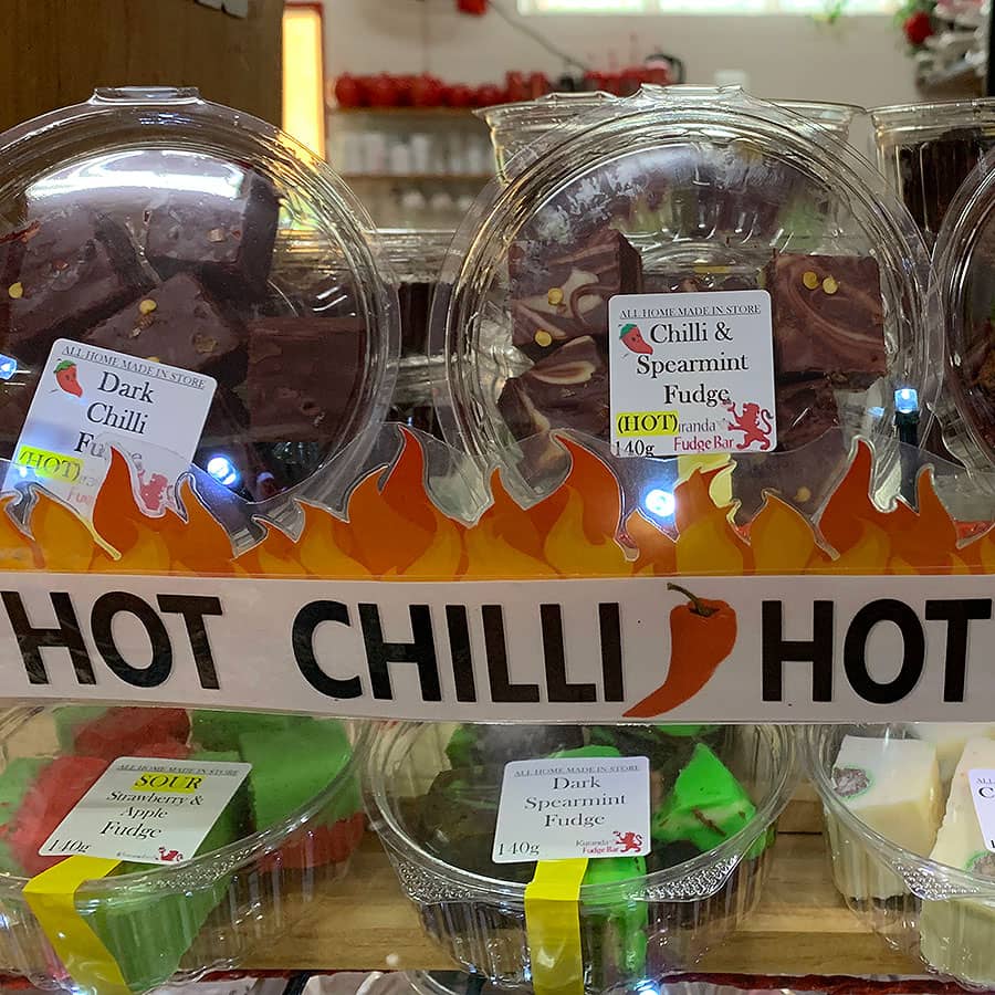 Kuranda fudge hot chilli Kuranda