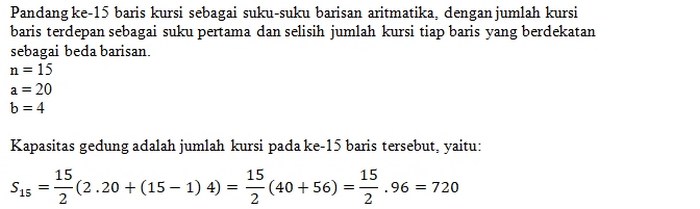 30 Contoh Soal Barisan dan Deret Aritmatika, Geometri