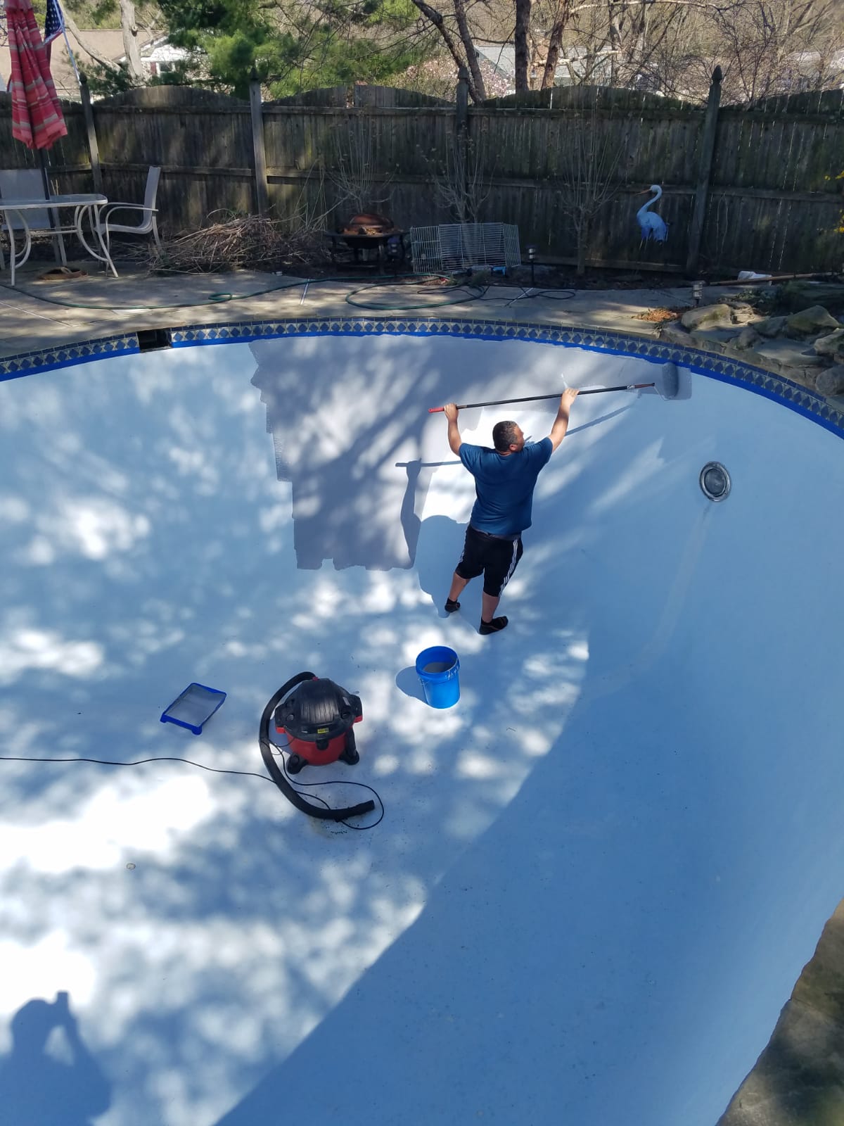 CONCRETE POOL PAINT Kurt Custom Pools