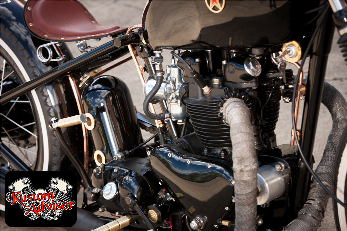 Bobbed Triumph by RedStar Garage Moto Custom Blog Harley Davidson, Cafè Racer, Bobber, Biker