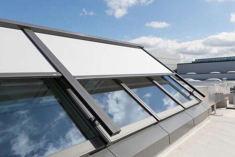 Renson Topfix Effektiv udvendig solafskærmning til skrå vinduer.