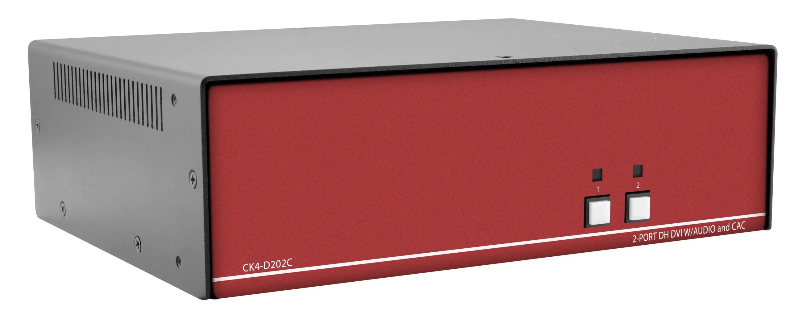 Secure 2Port, DualHead DVI KVM Switch with Dedicated CAC Port