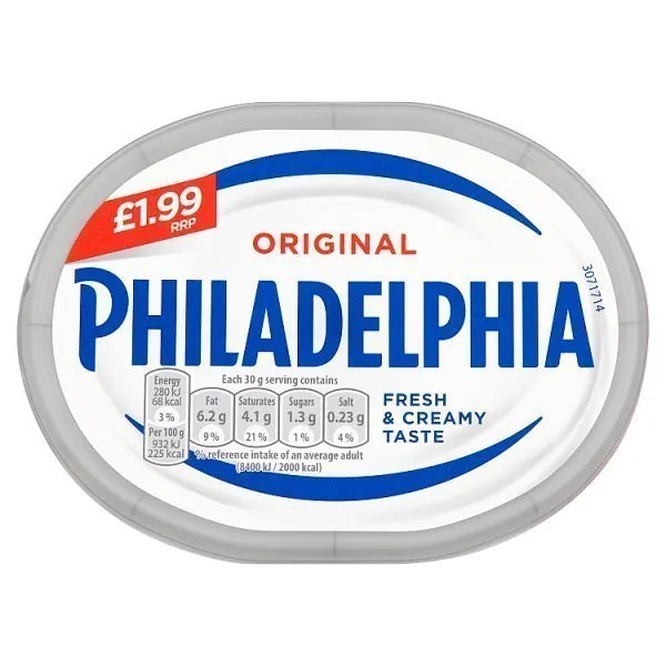 Philadelphia Soft Cheese Spread 180g KwikDrop