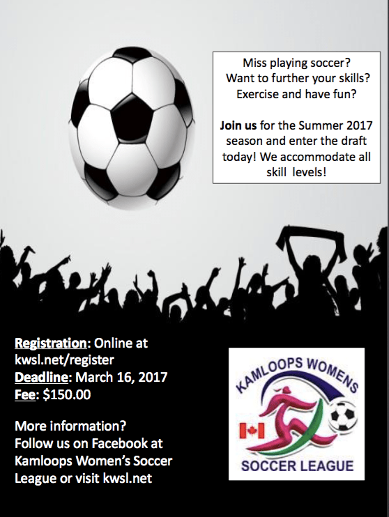 News Kamloops Women's Soccer League
