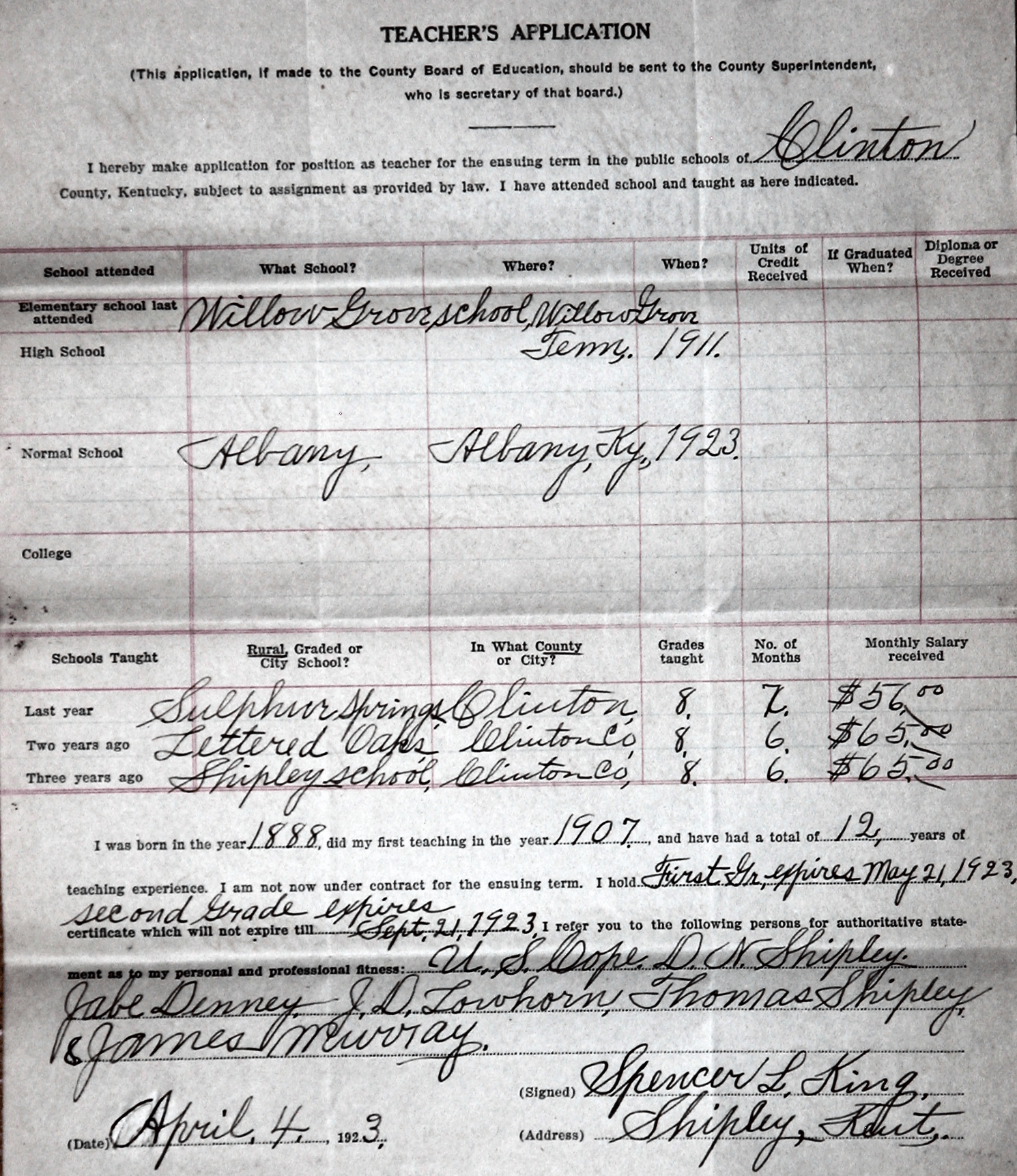 Clinton County, KYGen Project