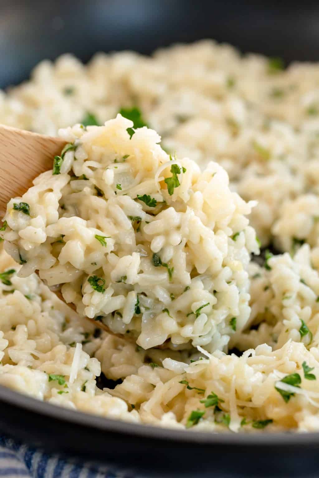 Easy Garlic Parmesan Risotto Recipe Kylee Cooks